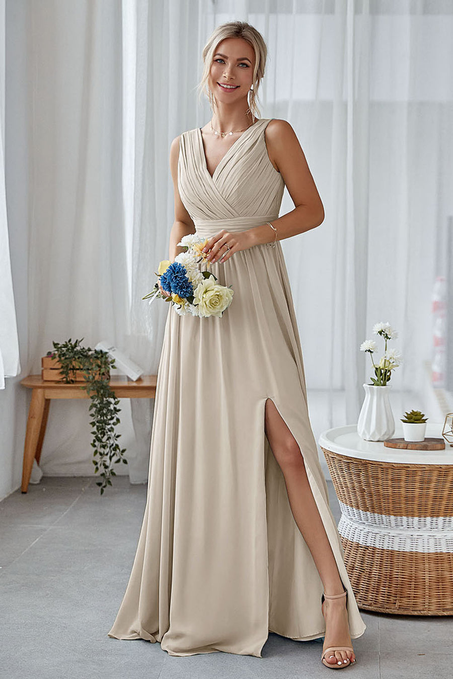 Taupe Bridesmaid Dresses leelyuk Taupe Bridesmaid Dresses leelyuk