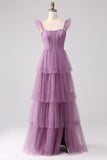 Detachable Straps A Line Eucalyptus Bridesmaid Dress