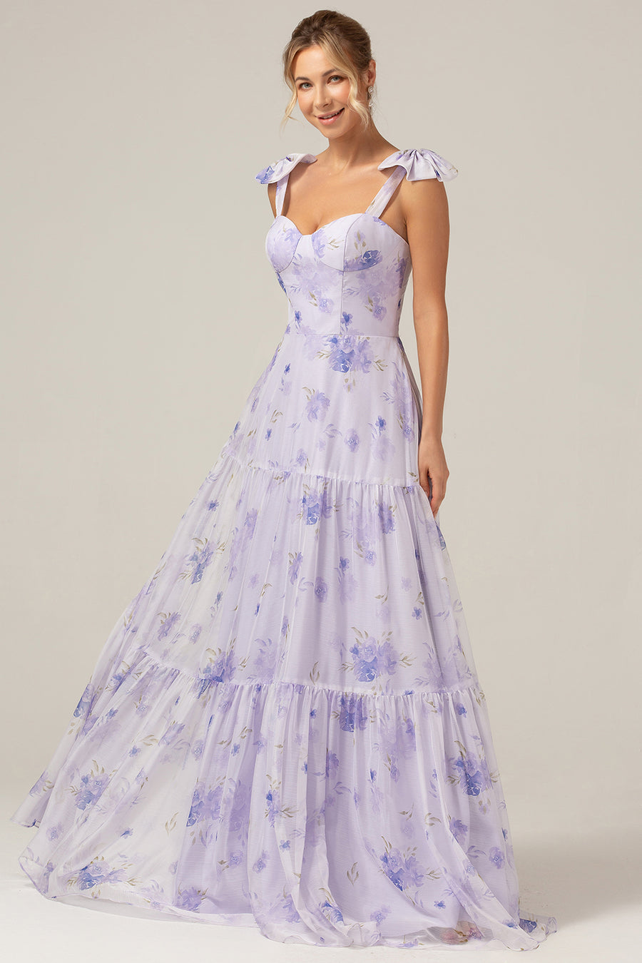 Floral Bridesmaid Dresses  leelyuk