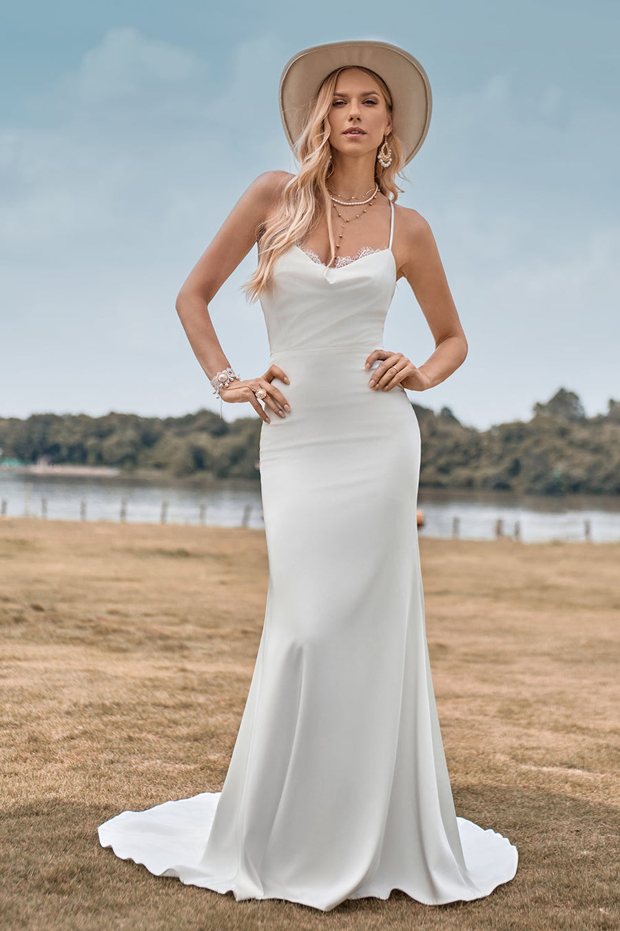 Boho Bridal Dresses leelyuk Boho Bridal Dresses leelyuk