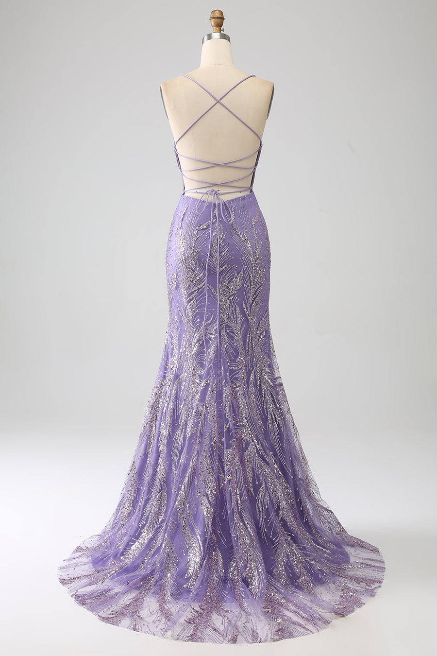 Sequins Prom Dresses  leelyuk