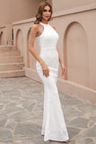 Black Sequin Mermaid Holiday Party Dress