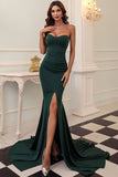 Black Mermaid Sweetheart Long Holiday Party Dress