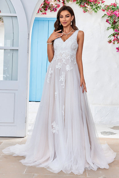 Apricot wedding dress online